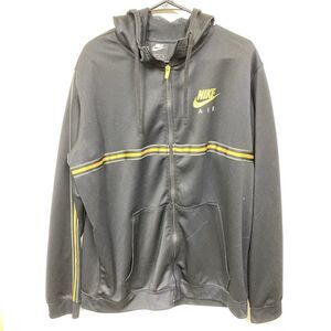 Men's Nike Sportswear Club Hoodie Sweatshirt Black Size XL PolyKnit